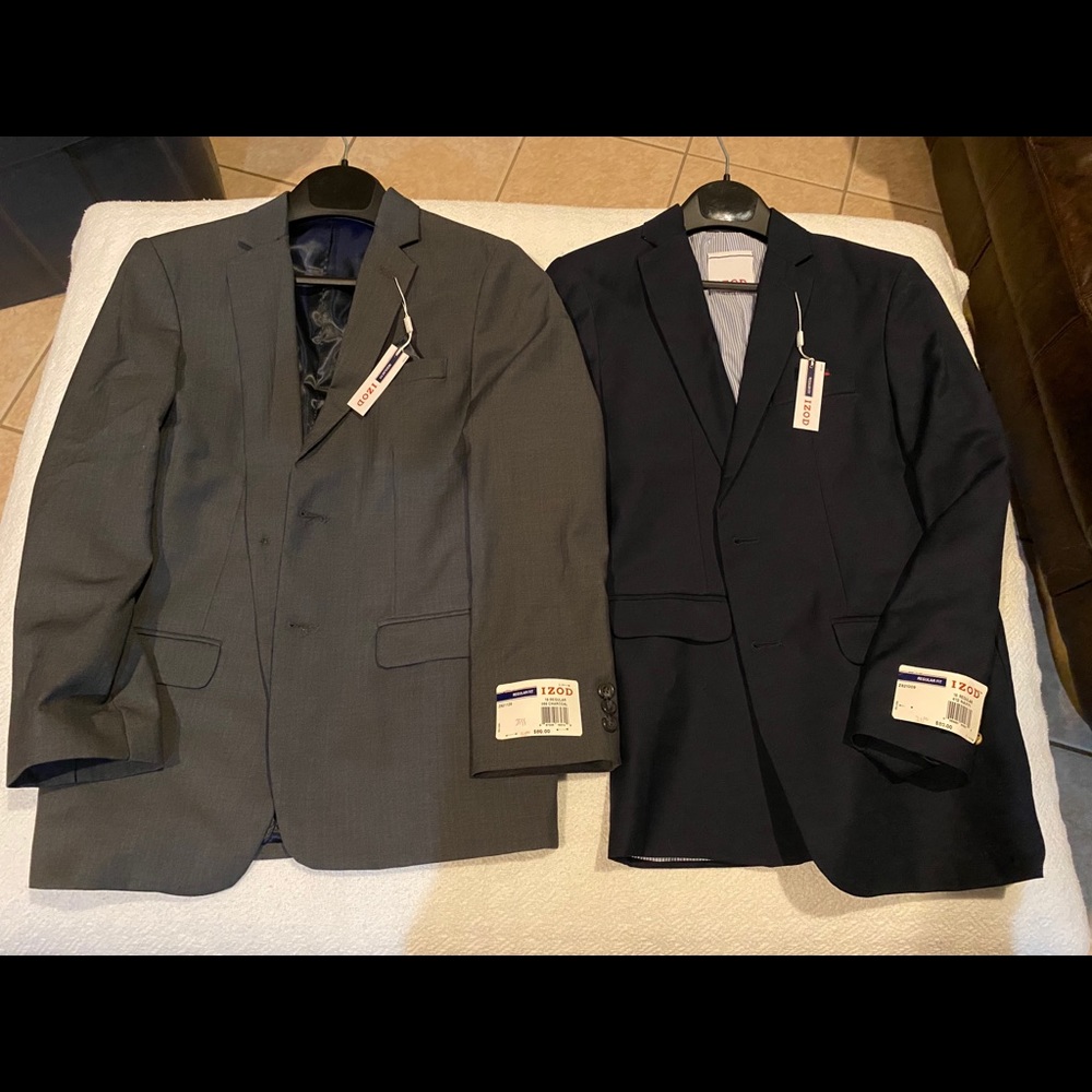 Boys brand new sport coats. Tags still on!